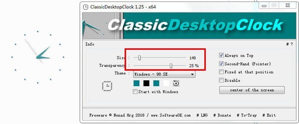 ClassicDesktopClock(ʱ)