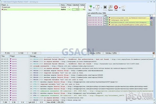 GSA Search Engine Ranker()