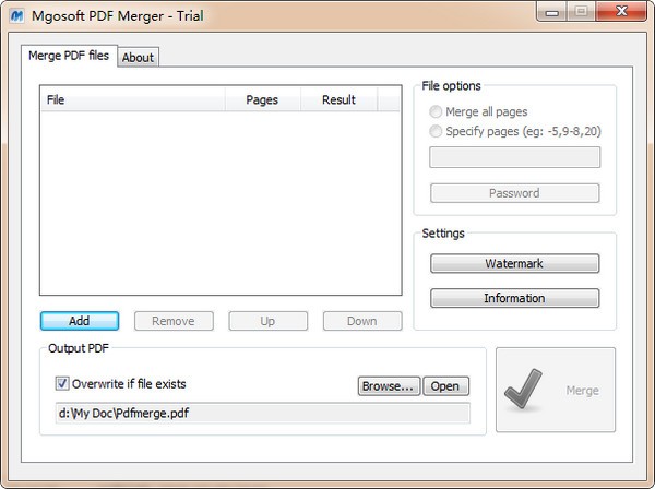 Mgosoft PDF Merger(PDFϲ)