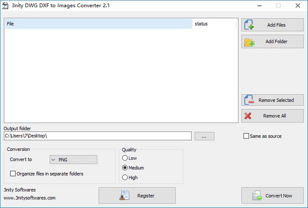 3nity DWG DXF to Images Converter(CADͼֽתͼƬ)