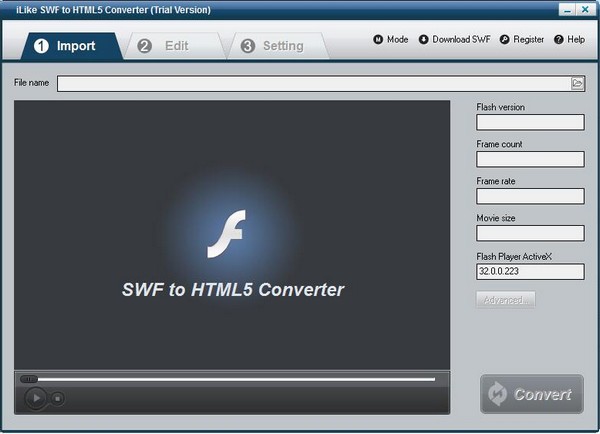 iLike SWF to HTML5 Converter(SWFתHTML5)