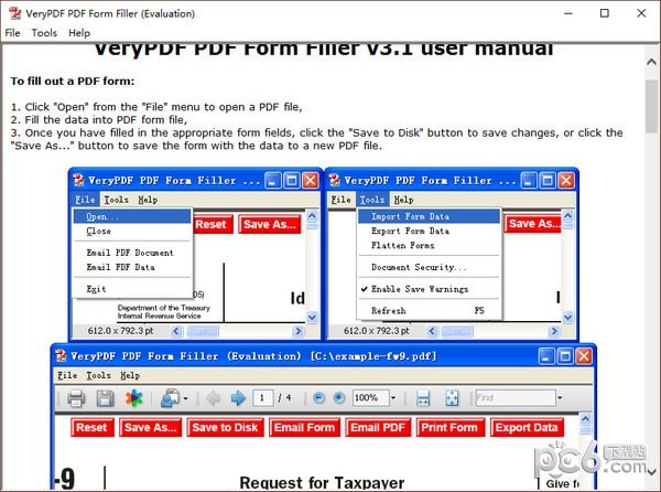VeryPDF PDF Form Filler(PDF)