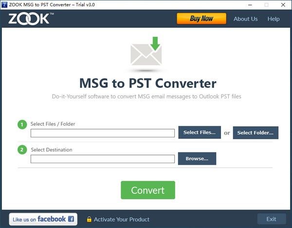 ZOOK MSG to PST Converter(MSGPSTת)