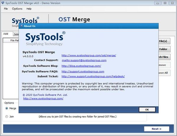 SysTools OST Merge(ļϲ)