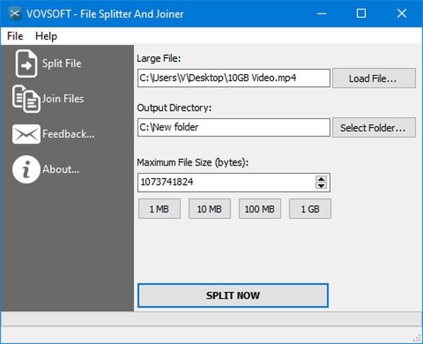 VovSoft File Splitter and Joiner(ļֺϲ)