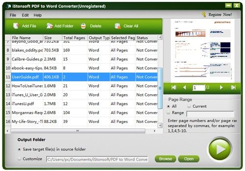 iStonsoft PDF to Word Converter(PDFתWordת)