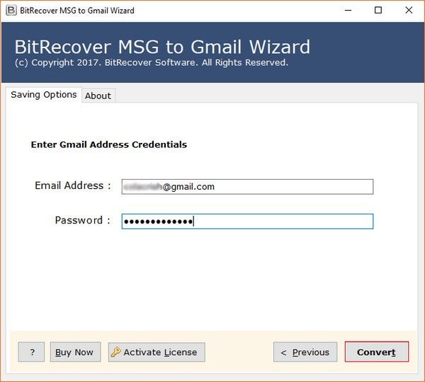 BitRecover MSG to Gmail(WizardMSGGmailǨƹ)