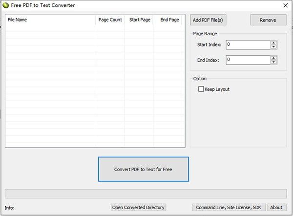 Lotapps Free PDF To Text Converter(PDFʽת)