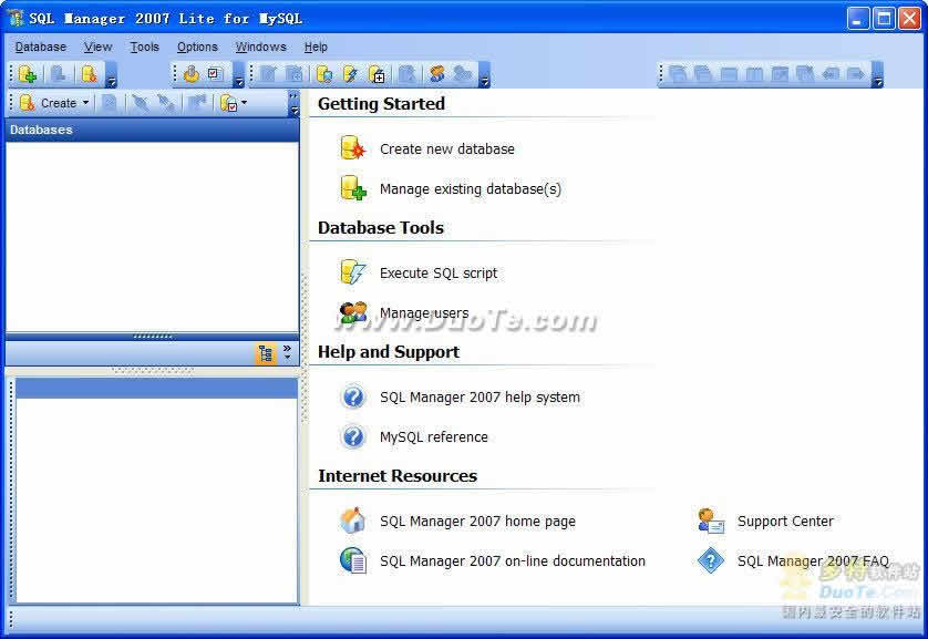 EMS MySQL Manager Lite