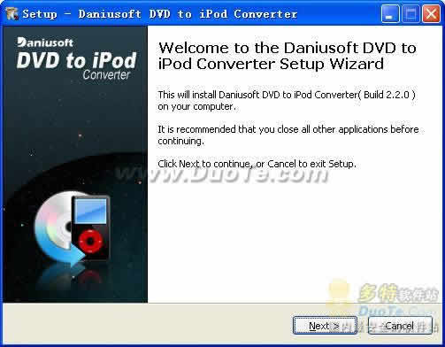Daniusoft DVD to iPod Converter