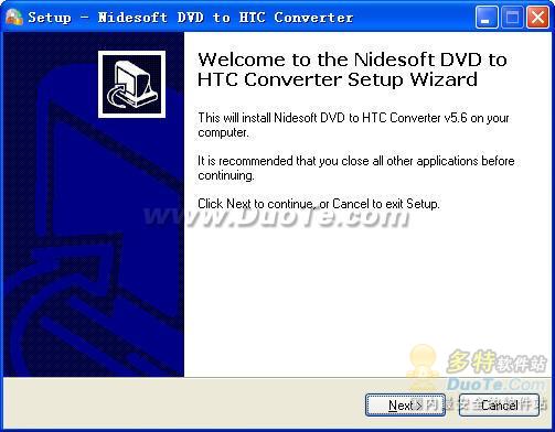 Nidesoft DVD to HTC Converter