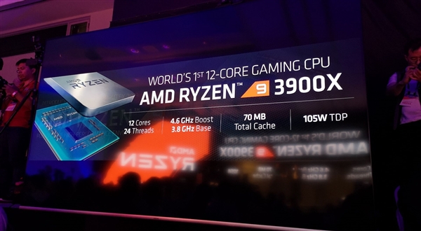 AMDʽRyzen 9 3900X׿12ĵ羺CPU