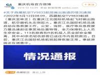 重庆江北机场飞机事故 重庆机场飞机起火 5·12江北机场航班冲出跑道事故