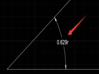 CAD角度标注弧度如何转成十进制度数标注