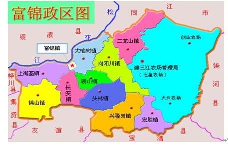 建三江859农场地图图片