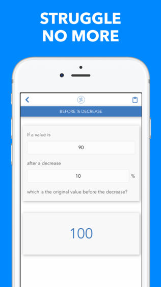 Percentages Calculator