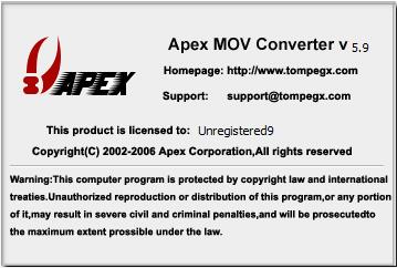 Apex MOV Converter