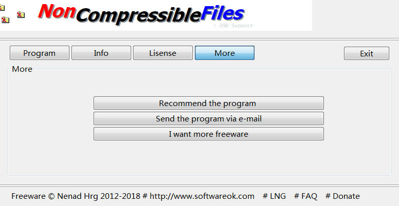 NonCompressibleFiles(ѹļʽ) 