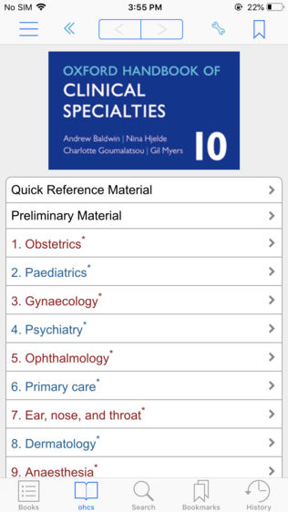 Oxford Handbook of Clinical Specialties