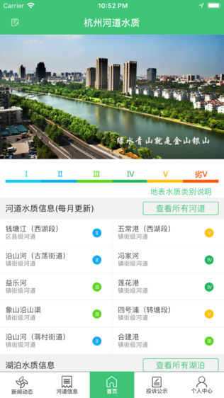 杭州河道水质