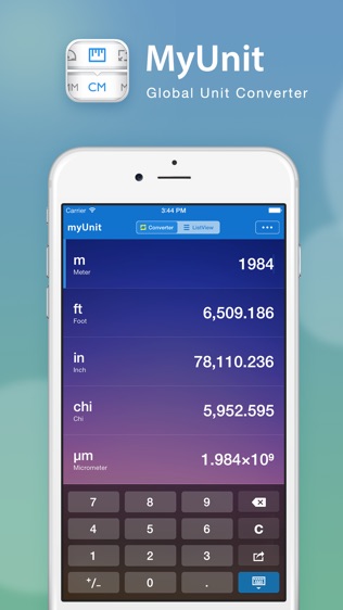 全球单位转换· myUnit