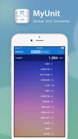 全球单位转换· myUnit