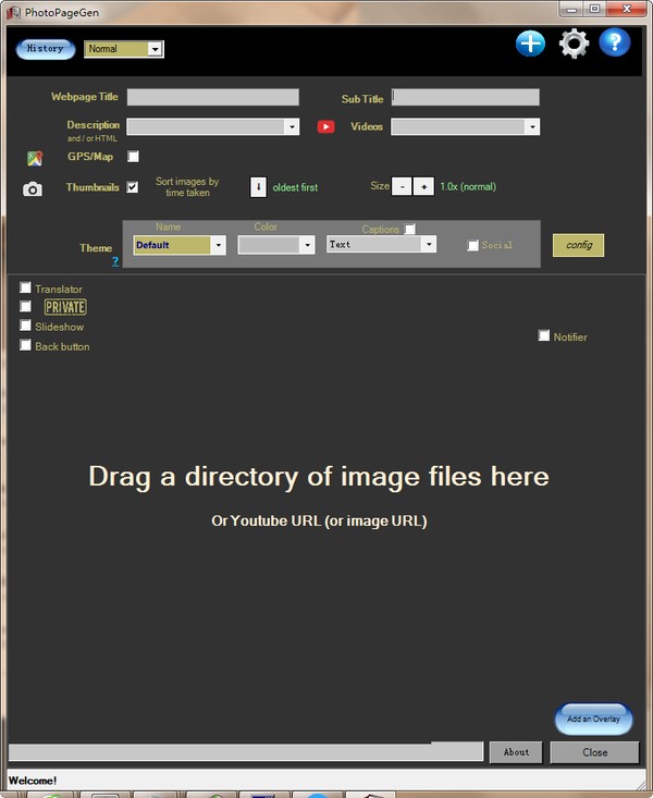 PhotoPageGen()