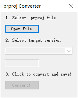 prproj converter(pr汾ת)