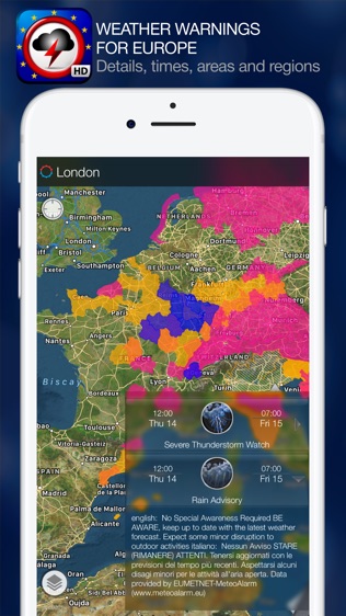 Weather Alert Map EU