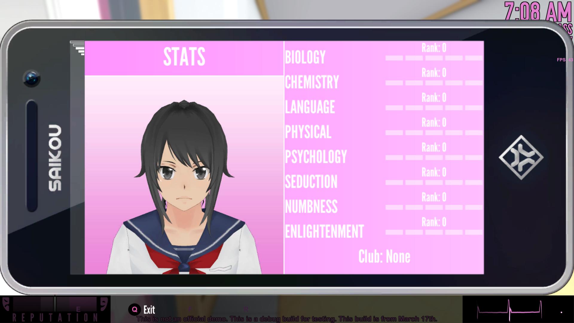 病娇模拟器(yandere simulator)lmao汉化组汉化补丁v1