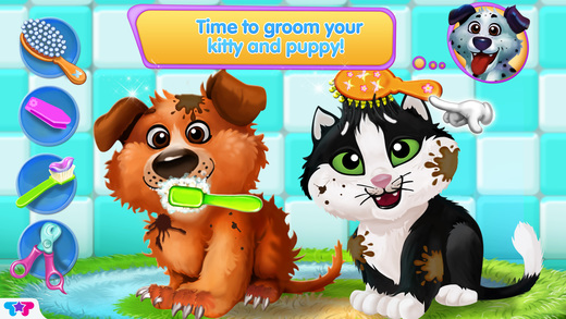 Kitty & Puppy