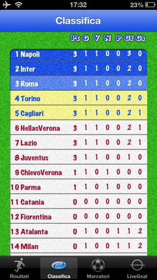 Live Goal App