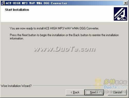 ACE HIGH MP3 WAV WMA OGG Converter(Ƶת)