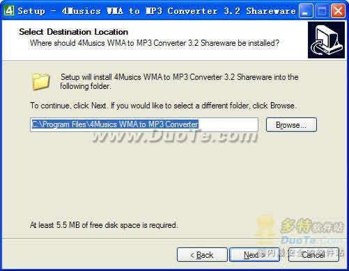 4Musics WMA to MP3 Converter