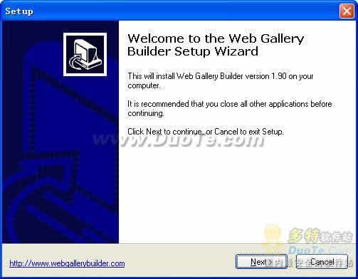 Web Gallery Builder