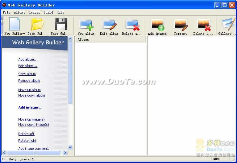 Web Gallery Builder