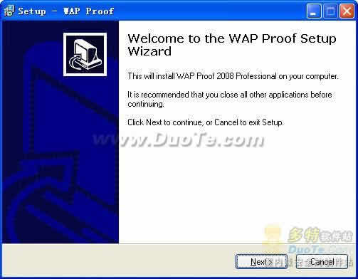 WAP Proof 2008 Professional