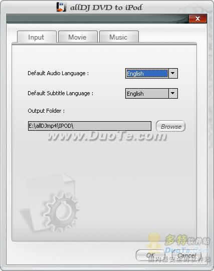 Alldj DVD to iPod Ripper