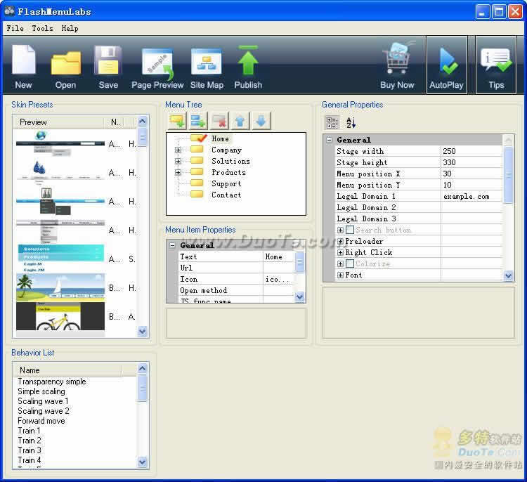Flash Menu Labs