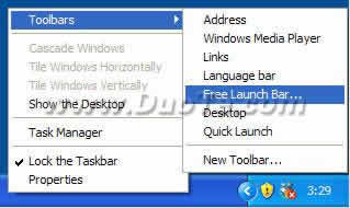 Free Launch Bar