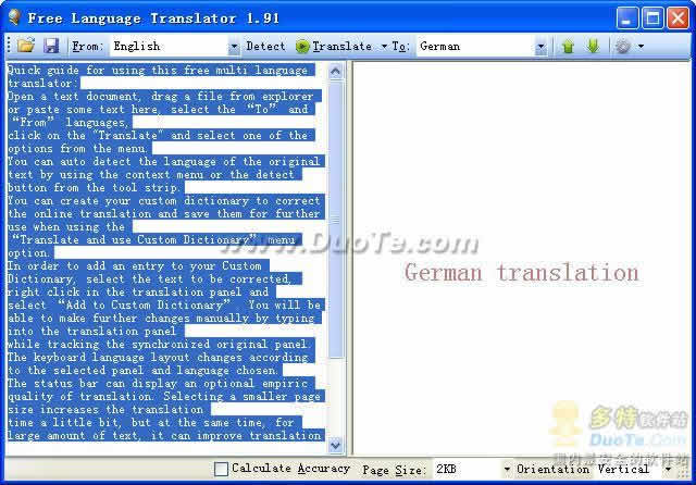 Free Language Translator