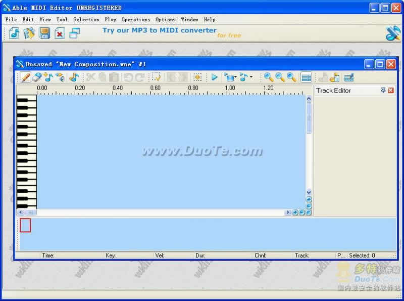 Able MIDI Editor