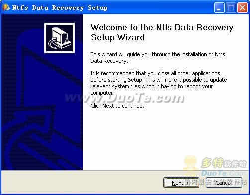 NTFS Data Recovery