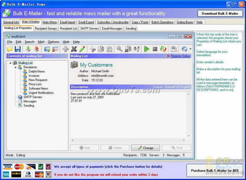 Bulk Email Mailer