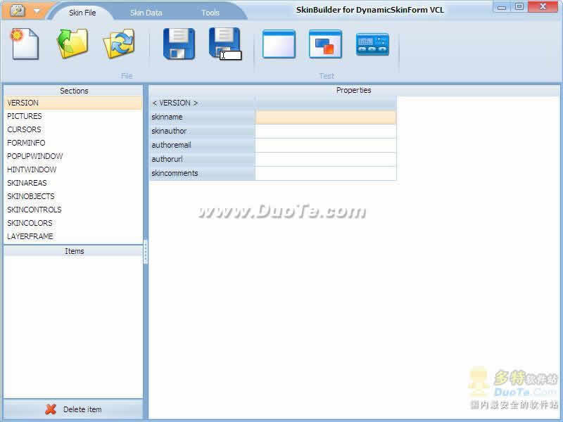 DynamicSkinForm VCL for Delphi 2010