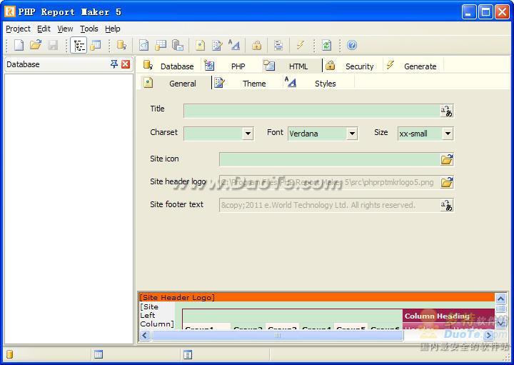 PHP Report Maker