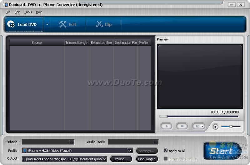 Daniusoft DVD to iPhone Converter
