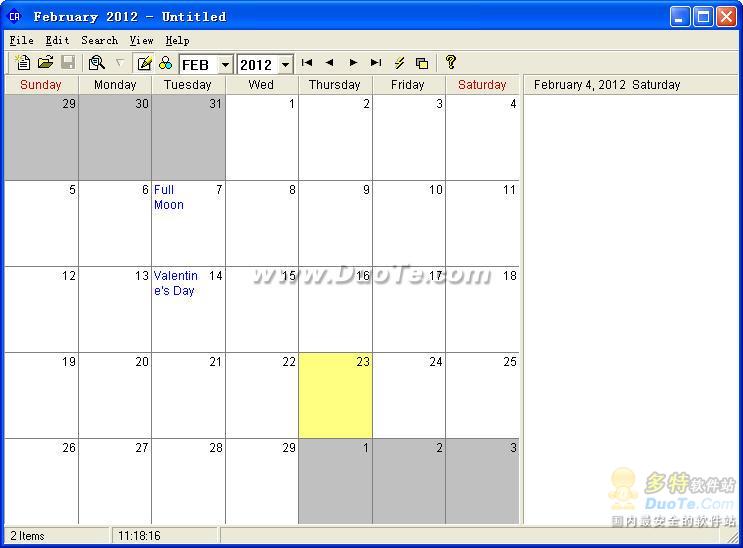 Calendar Program Pro