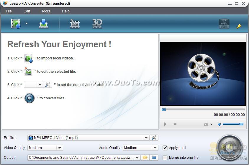 Leawo FLV Converter