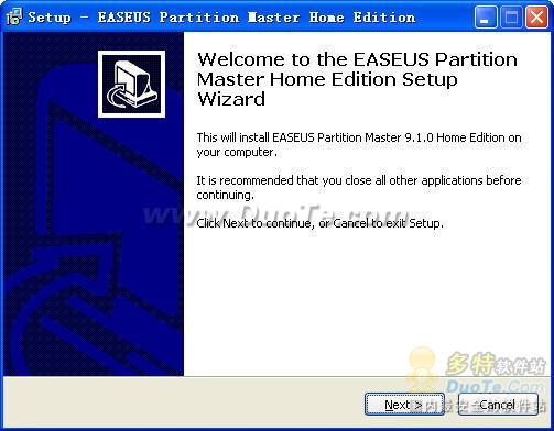 EASEUS Partition Manager Home Edition